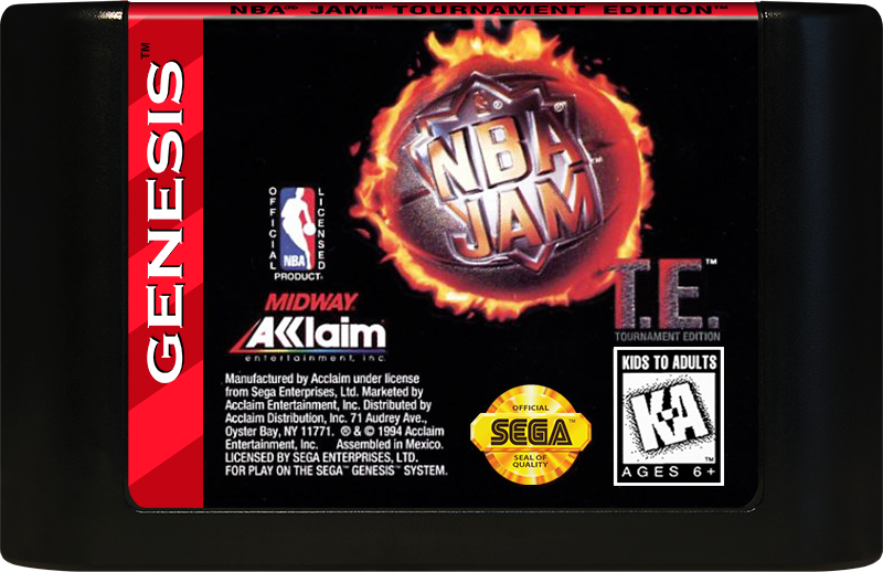 NBA Jam Tournament Edition - SEGA GENESIS