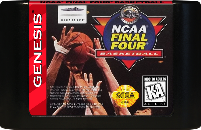 NCAA Final Four Basketball - SEGA GENESIS