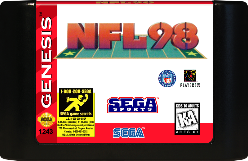 NFL 98 - SEGA GENESIS