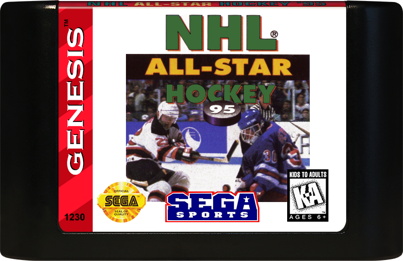 NHL All Star Hockey 95 - SEGA GENESIS