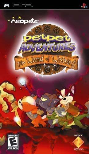 Neopets Pets Pet Adventures Wand of Wish - PSP