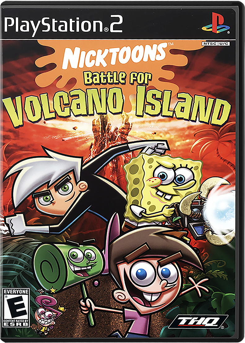 Nicktoons Battle for Volcano Island - PLAYSTATION 2