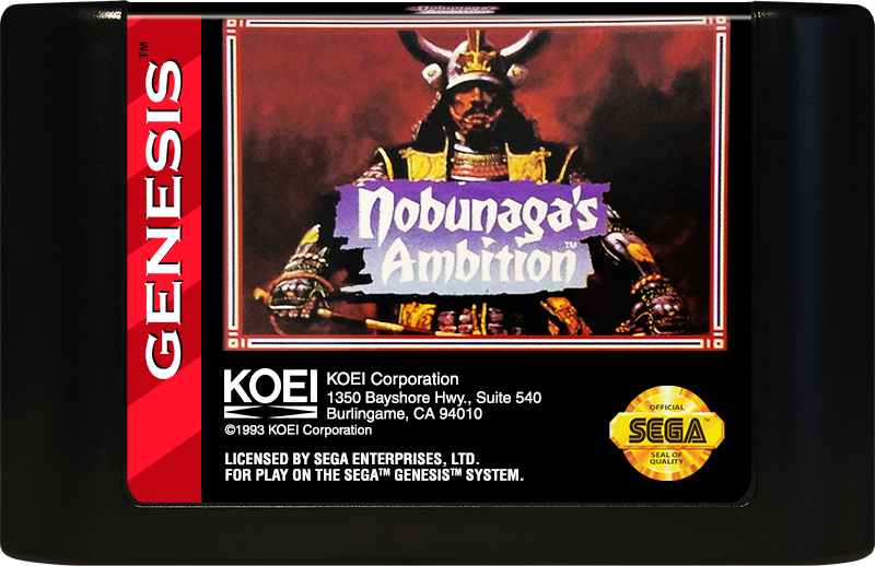 Nobunagas Ambition - SEGA GENESIS