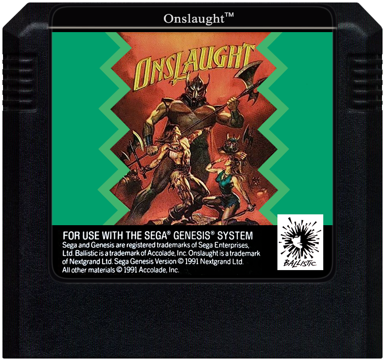 Onslaught - SEGA GENESIS