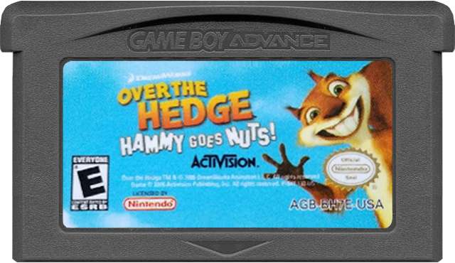Over The Hedge Hammy Goes Nuts - GAMEBOY ADVANCE