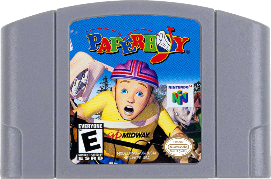 PAPERBOY - NINTENDO 64 – The Exchange Stores PAPERBOY - NINTENDO 64 – The Exchange Stores