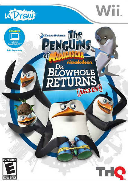 uDraw Penguins of Madagascar Dr Blowhole - Wii