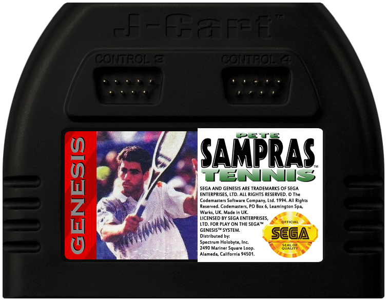 Pete Sampras Tennis - SEGA GENESIS