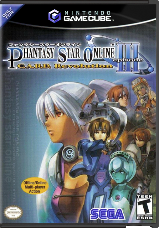 Phantasy Star Online Epis III CARD - GAMECUBE