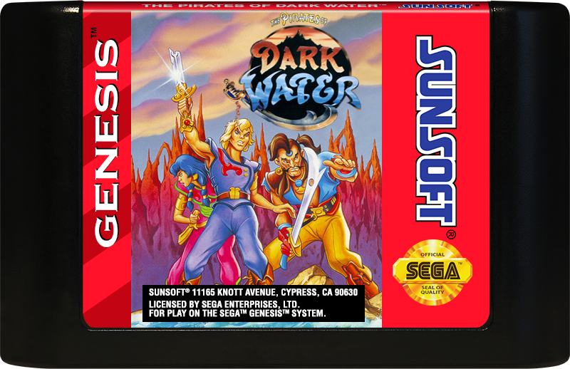 Pirates of Dark Water top for Sega Genesis