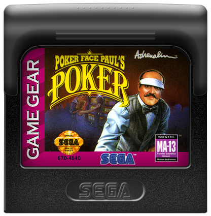 Poker Face Pauls Poker - GAME GEAR