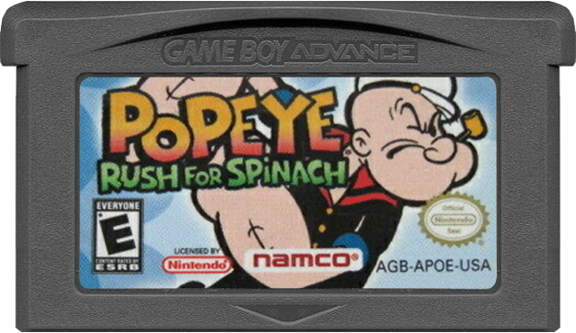 Popeye Rush For Spinach - GAMEBOY ADVANCE