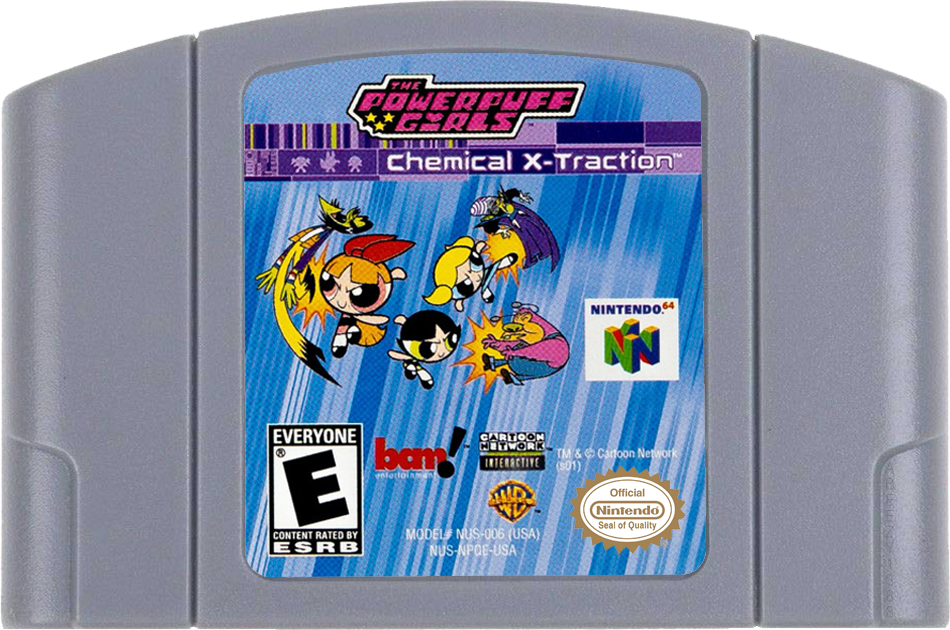 Power Puff Girls Chemical X Traction - NINTENDO 64