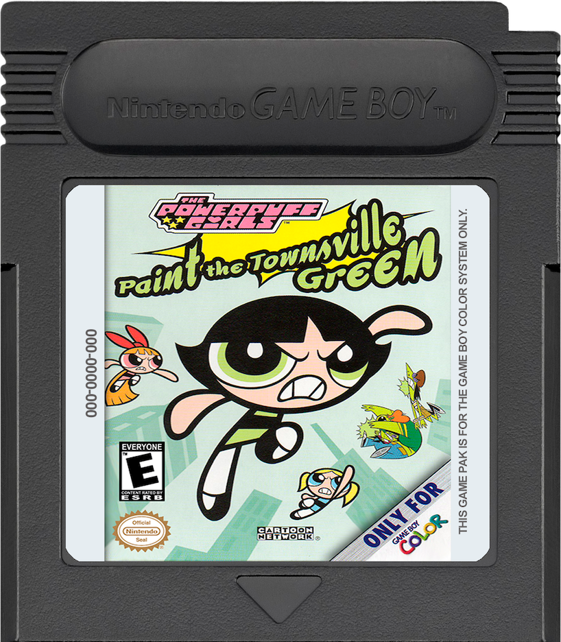 Powerpuff Girls Paint the Townsville Gre - GAMEBOY COLOR