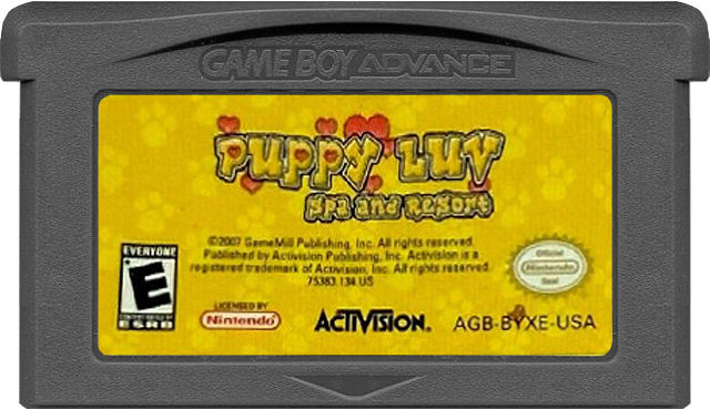 Puppy Luv Spa And Resort - GAMEBOY ADVANCE