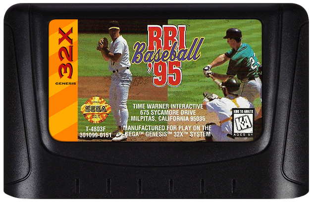 Bc Racers and rbi base ball (Sega 32x) buy Complete GREAT Shape