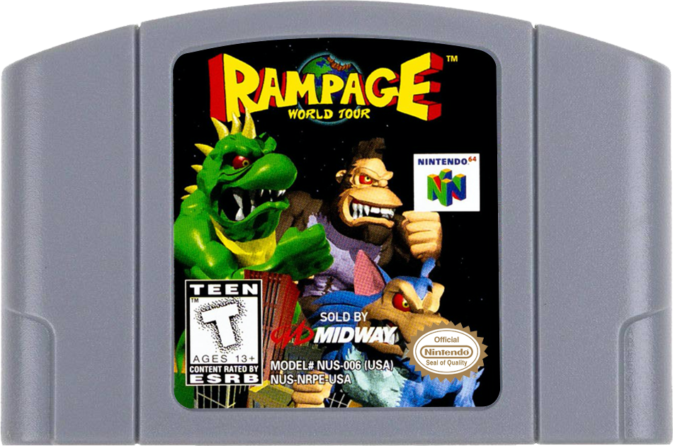 RAMPAGE WORLD TOUR - NINTENDO 64
