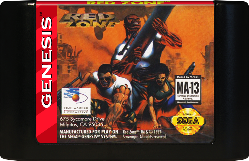 Red Zone - SEGA GENESIS