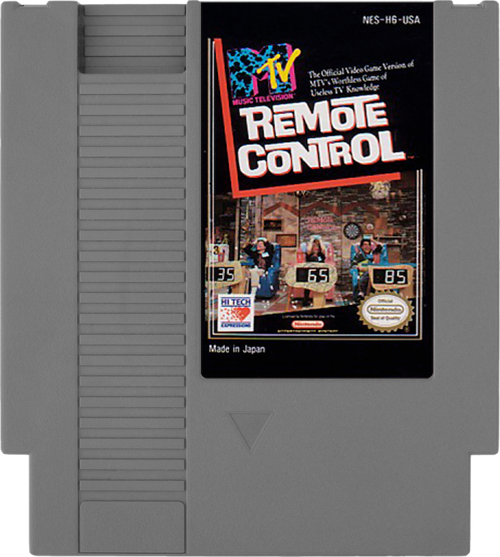 MTV Remote Control - NINTENDO 8 BIT