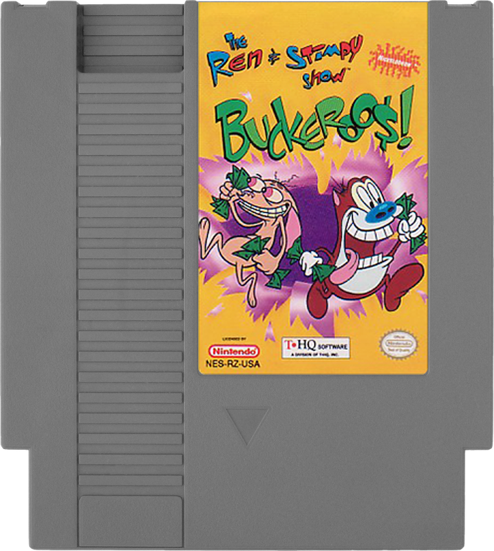 Ren and Stimpy Show Buckeroos - NINTENDO 8 BIT