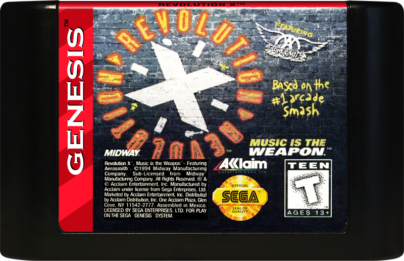 Revolution X: Featuring Aerosmith - SEGA GENESIS