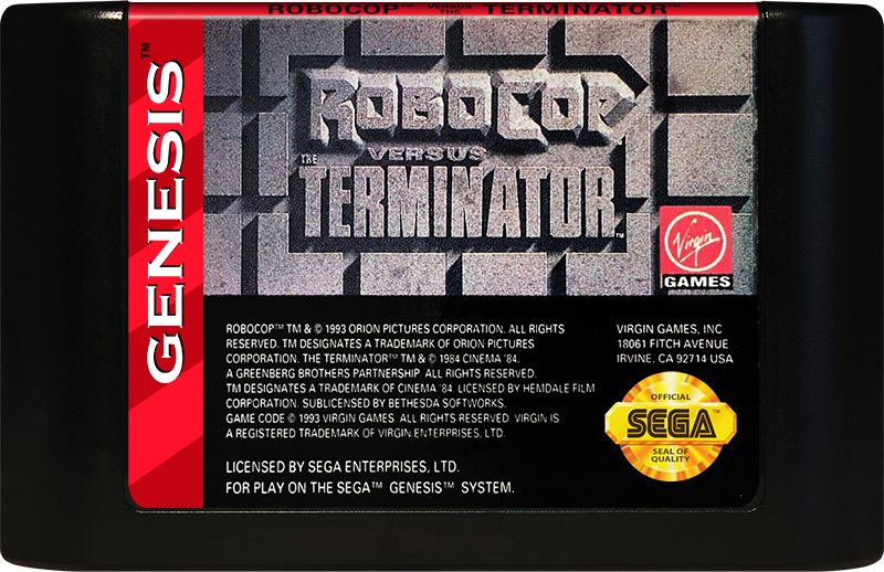 Robocop Vs Terminator - SEGA GENESIS