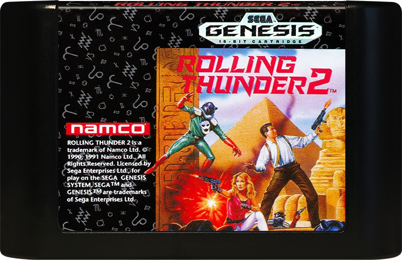 Rolling Thunder 2 - SEGA GENESIS