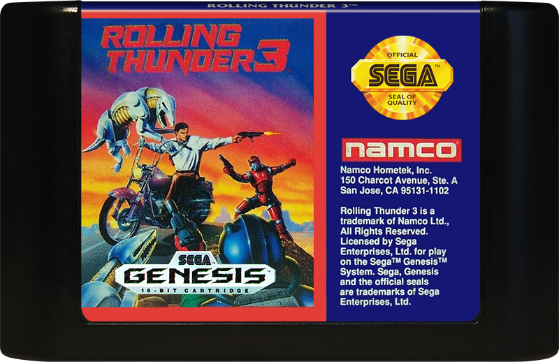 Rolling Thunder 3 - SEGA GENESIS