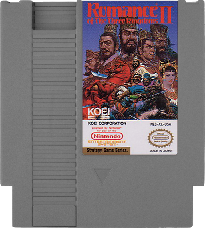ROMANCE OF THE THREE KINGDOMS II - NINTENDO 8 BIT
