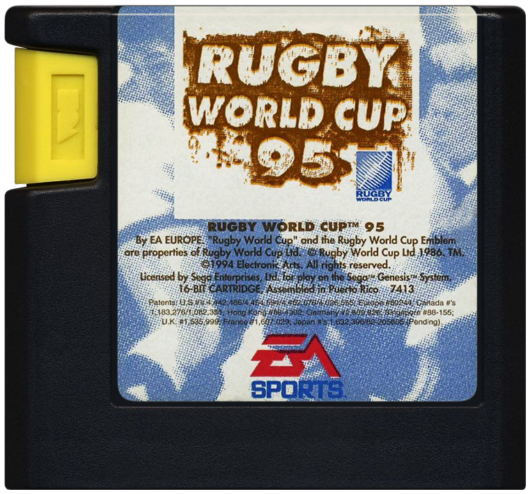 Rugby World Cup 95 - SEGA GENESIS
