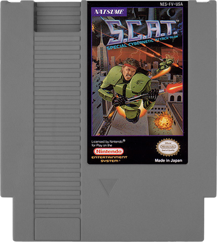 SCAT Special Cybernetic Attack Team - NINTENDO 8 BIT