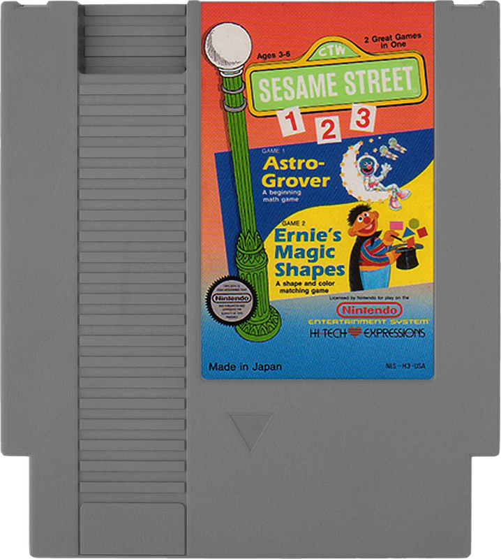 SESAME STREET 123 - NINTENDO 8 BIT