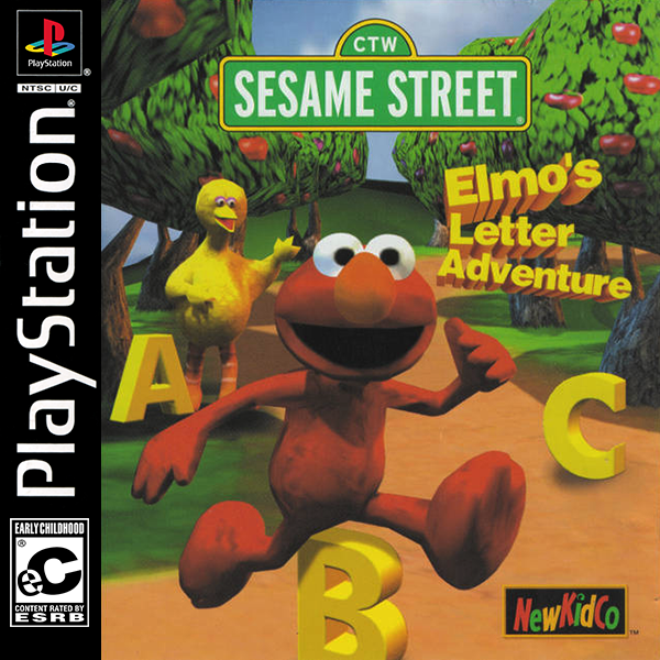 ELMOS LETTER ADVENTURE - PLAYSTATION