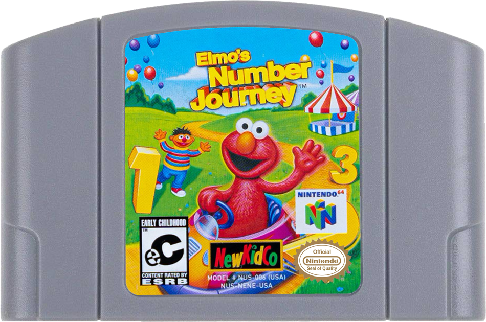 Elmos Number Journey - NINTENDO 64