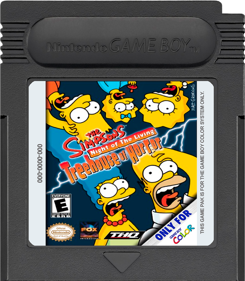 SIMPSONS TREEHOUSE OF HORROR GAMEBOY COLOR – The Exchange Stores