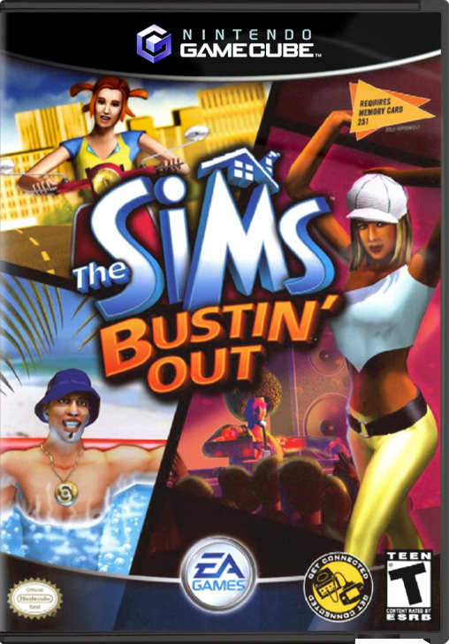 Sims Bustin Out - GAMECUBE