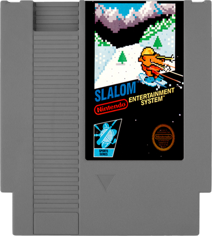 Slalom - NINTENDO 8 BIT