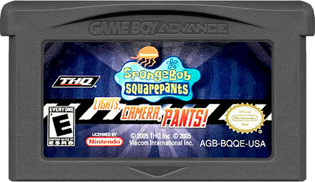 SpongeBob SquarePants Lights Camera Pant - GAMEBOY ADVANCE