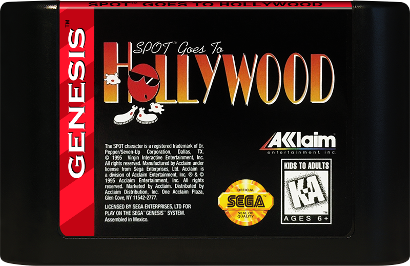 Spot Goes To Hollywood - SEGA GENESIS