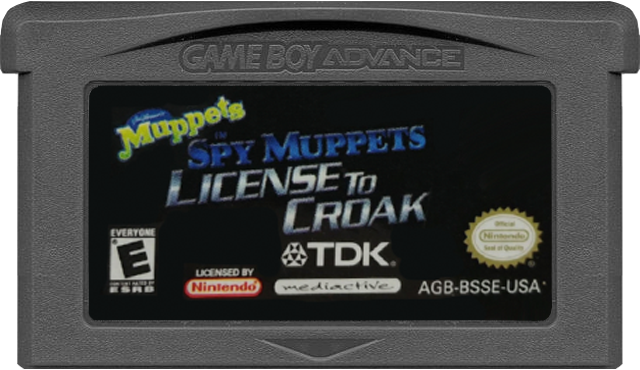 SPY MUPPETS: LICENSE TO CROAK - GAMEBOY ADVANCE