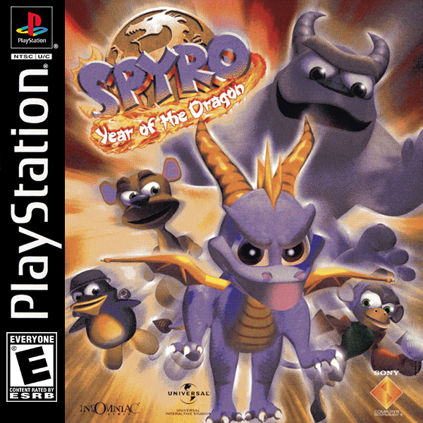 Spyro Year of the Dragon - PLAYSTATION