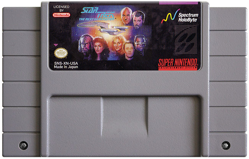 STAR TREK NEXT GENERATION FUTURES PAST - SNES