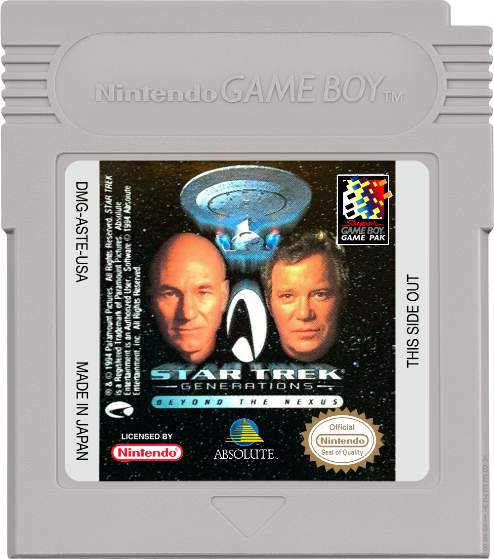 Star Trek Generatinos-Beyond the Nexus - GAMEBOY