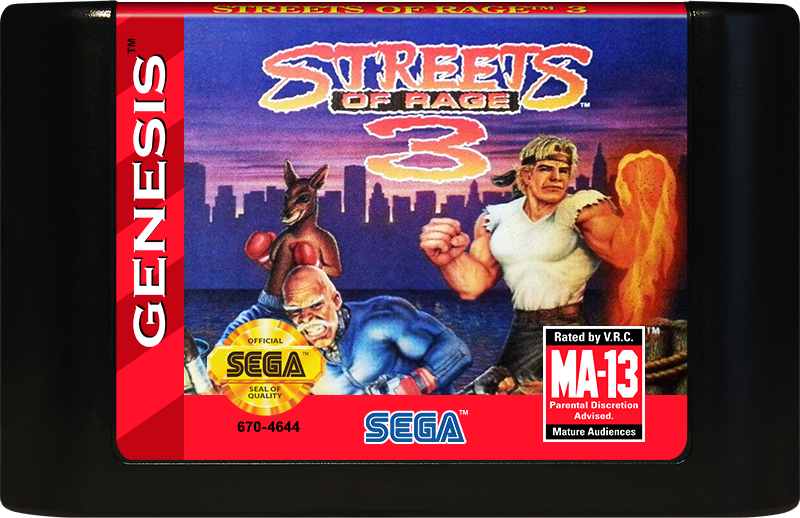 Streets Of Rage 3 - SEGA GENESIS