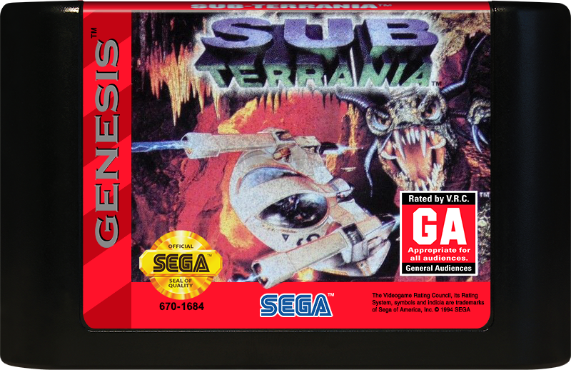 Sub Terrania - SEGA GENESIS