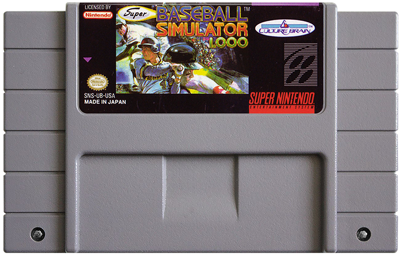 スーパーファミコン - SFC★SUPER BSAEBALL SIMULATOR 1000 SNES Super Baseball Simulator 1000 - SNES – The Exchange Stores