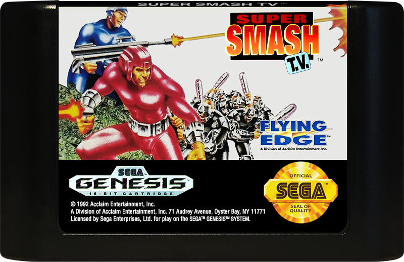SUPER SMASH TV - SEGA GENESIS