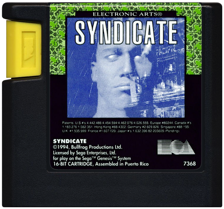 Syndicate - SEGA GENESIS