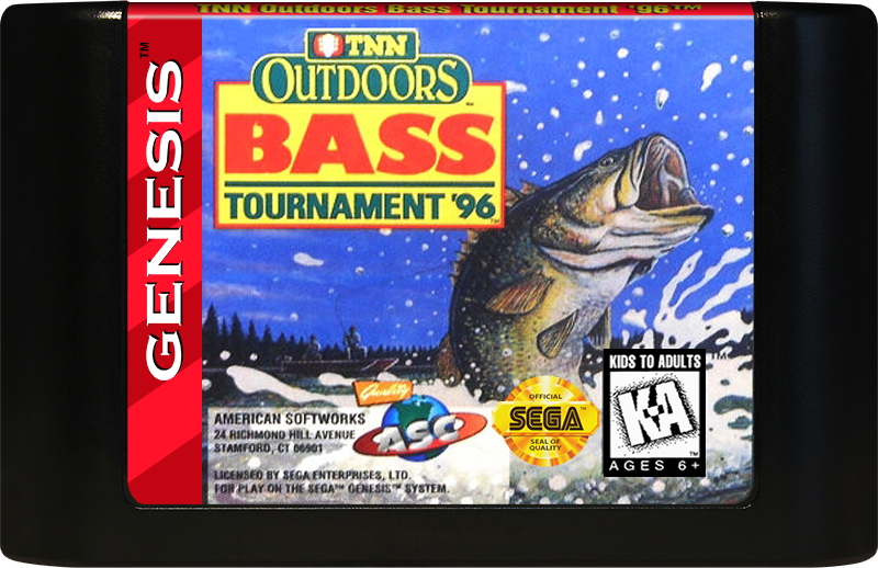 TNN Bass Tournament 96 - SEGA GENESIS