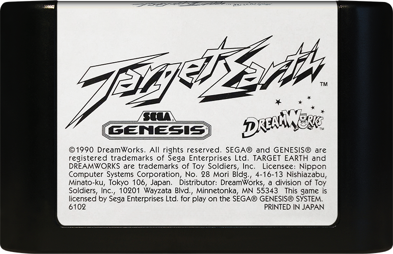 Target Earth - SEGA GENESIS